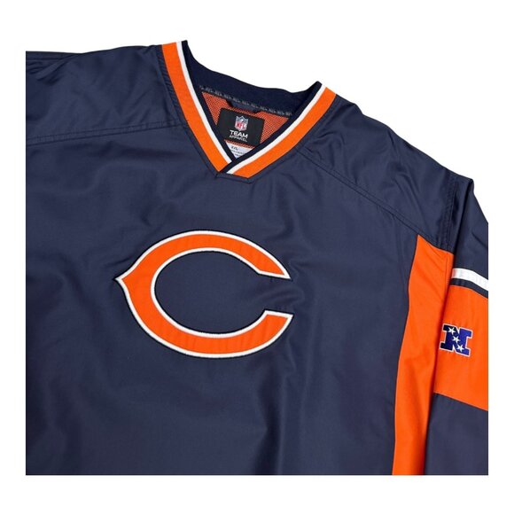 CHICAGO BEARS NFL Football Bomber Windbreaker Light Jacket Mens 2XL - Picture 2 of 4